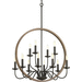 Progress PP400083020 Antique Bronze Mid Sized Chandelier