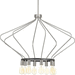 Progress PP400106009 Brushed Nickel Mid Sized Chandelier