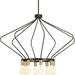 Progress PP400106020 Antique Bronze Mid Sized Chandelier