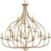 Progress PP400110109 Brushed Bronze Large Foyer Chandelier