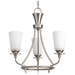 Progress PP400509 Brushed Nickel Mini Chandelier