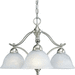 Progress PP407009 Brushed Nickel Mini Chandelier