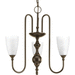 Progress PP423420 Antique Bronze Mini Chandelier