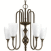 Progress PP423520 Antique Bronze Mini Chandelier