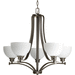 Progress PP427120 Antique Bronze Mid Sized Chandelier