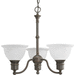 Progress PP428020 Antique Bronze Mini Chandelier