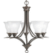 Progress PP432820EBWB Antique Bronze Mid Sized Chandelier