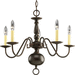 Progress PP435520 Antique Bronze Mid Sized Chandelier