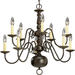 Progress PP435820 Antique Bronze Mid Sized Chandelier