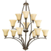 Progress PP449720 Antique Bronze Mid Sized Chandelier