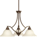 Progress PP455920 Antique Bronze Mid Sized Chandelier