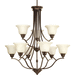 Progress PP461120 Antique Bronze Mid Sized Chandelier