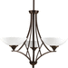 Progress PP470120 Antique Bronze Mid Sized Chandelier