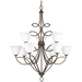 Progress PP4738102 Roasted Java Large Foyer Chandelier