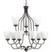 Progress PP475120 Antique Bronze Mid Sized Chandelier