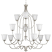 Progress PP475209 Antique Bronze Large Foyer Chandelier