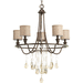 Progress PP480572 Cognac Mid Sized Chandelier