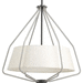 Progress PP500117009 Brushed Nickel Drum Pendant