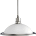 Progress PP507909 Brushed Nickel Down Light Pendant