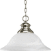 Progress PP509009 Brushed Nickel Down Light Pendant