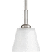 Progress PP509209 Brushed Nickel Mini Pendant