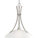 Progress PP511209 Brushed Nickel Down Light Pendant