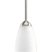 Progress PP511309EBWB Brushed Nickel Mini Pendant