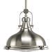 Progress PP518809 Brushed Nickel Down Light Pendant