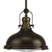 Progress PP5188108 Oil Rubbed Bronze Down Light Pendant