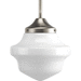 Progress PP519609 Brushed Nickel Mini Pendant