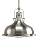 Progress PP519709 Brushed Nickel Down Light Pendant