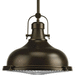 Progress PP5197108 Oil Rubbed Bronze Down Light Pendant