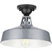 Progress PP550070082 Metallic Gray Outdoor Ceiling Mounted Light