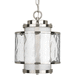 Progress PP558909 Brushed Nickel Outdoor Hanging Lantern