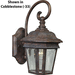 Progress PP567050 Golden Baroque Outdoor Entrance Wall Light