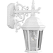 Progress PP568230 Textured White Outdoor Entrance Wall Light