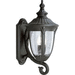 Progress PP582331 Textured Black Outdoor Entrance Wall Light