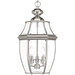 Progress PP653309 Brushed Nickel Outdoor Hanging Lantern