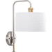 Progress PP710034009 Brushed Nickel 1 Bulb Wall Sconce