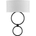 Progress PP71005803130 Black 1 Bulb Wall Sconce