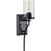 Progress PP710073031 Matte Black 1 Bulb Wall Sconce