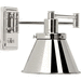 Progress PP710085104 Polished Nickel 1 Bulb Wall Sconce
