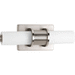 Progress PP28340930K9 Brushed Nickel 2 Bulb Bathroom Light