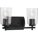 Progress PP300155031 Black 2 Bulb Bathroom Light