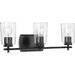 Progress PP300156031 Black 3 Bulb Bathroom Light
