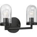 Progress PP300175143 Graphite 2 Bulb Bathroom Light