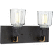 Progress PP300227143 Graphite 2 Bulb Bathroom Light