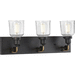 Progress PP300228143 Graphite 3 Bulb Bathroom Light