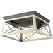 Progress PP350039143 Graphite Flush Mount Ceiling Light