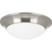 Progress PP350146009 Brushed Nickel Flush Mount Ceiling Light